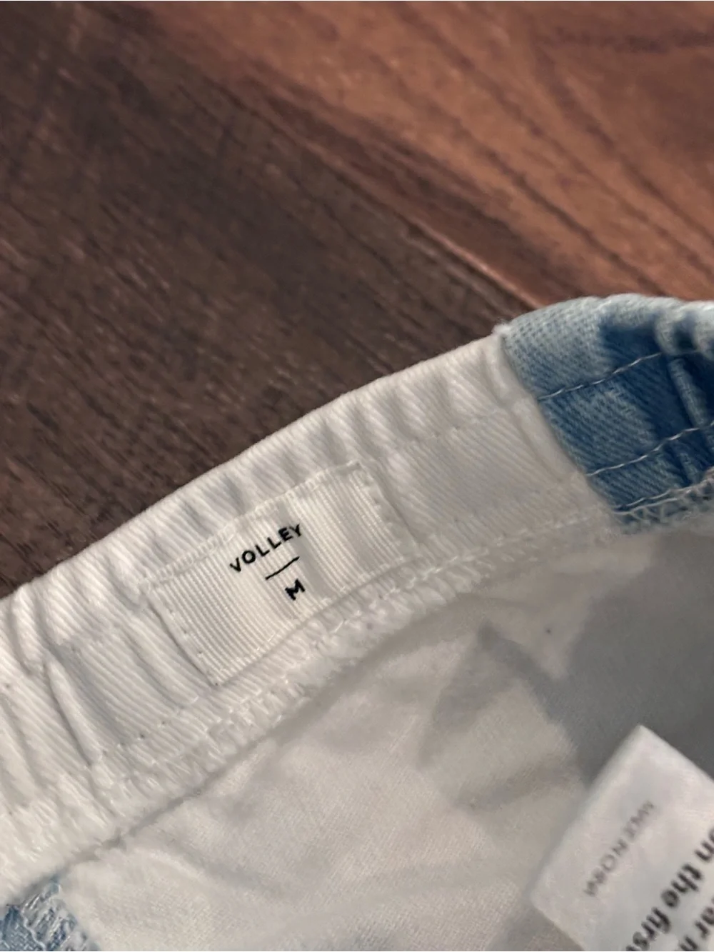 PacSun Blue and White Checkerboard Men’s Shorts in size Medium